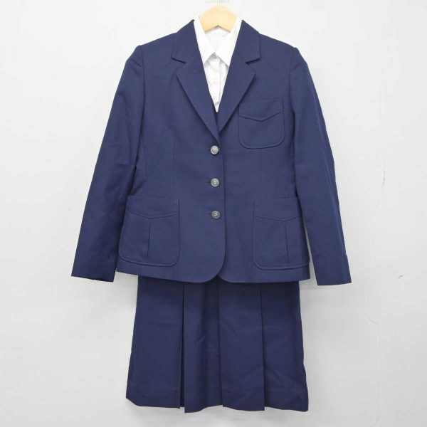 Here at buy 【中古】神奈川県 汲沢中学校 女子制服 4点 (ブレザー・シャツ・ベスト・スカート) sf042012 Discount